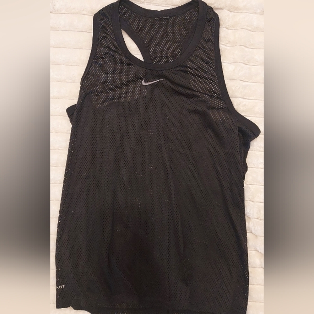 Nike Mesh Black Athletic Tank